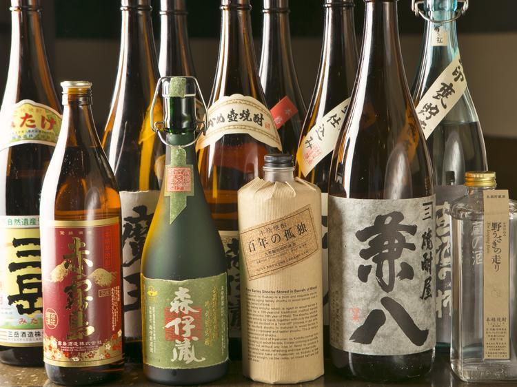 焼酎100種超、お酒の勉強も
