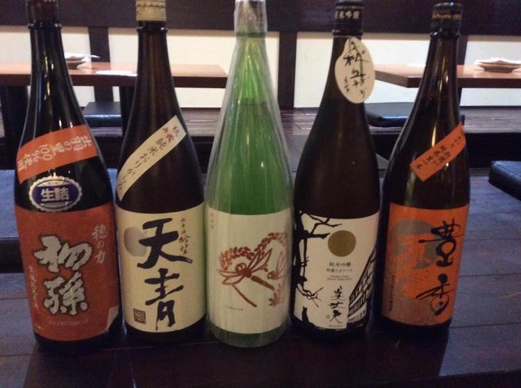 日本酒もかなりこだわっています☆