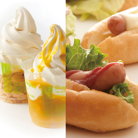 軽食類も充実してます