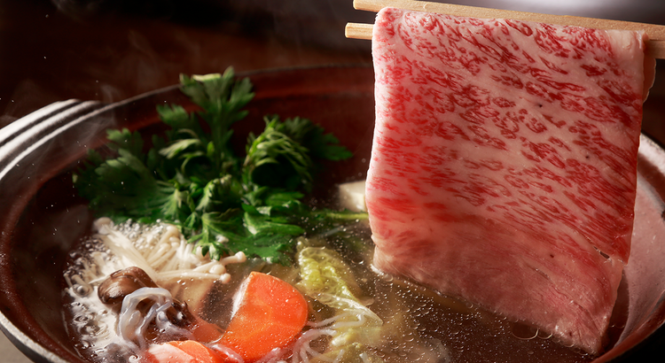 口の中でとろける霜降り肉