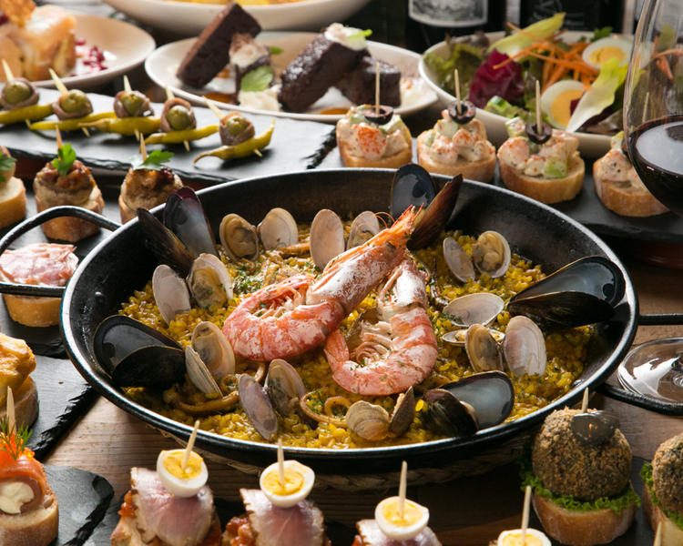 本場に負けない本格スペイン料理の数々