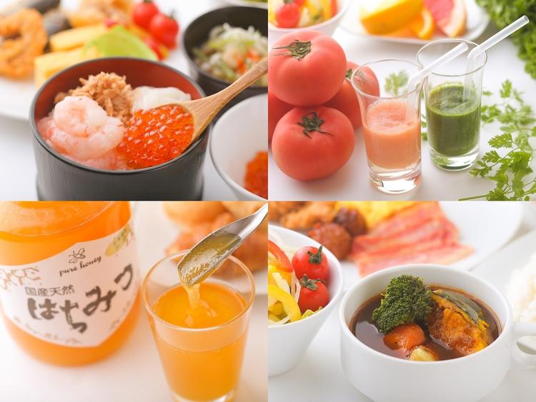 自慢の朝食ビュッフェメニュー!