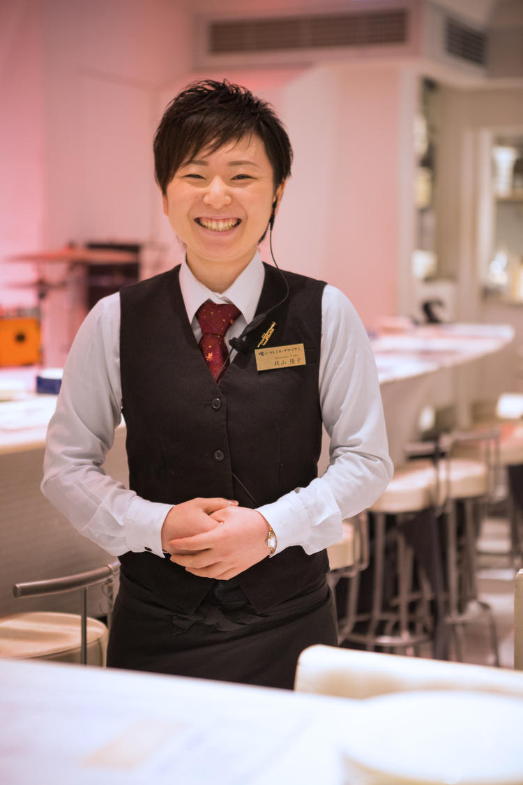 笑顔を大事にしてます。