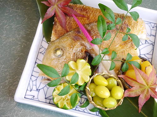 見た目も楽しめ割烹料理