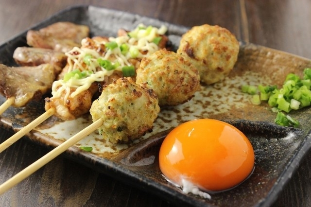 炭火で焼き上げます!