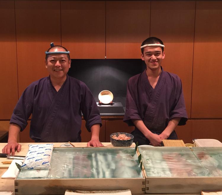 店主と社員スタッフ