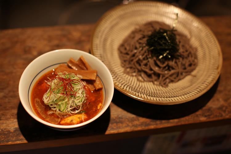 1番人気の鶏つけ蕎麦