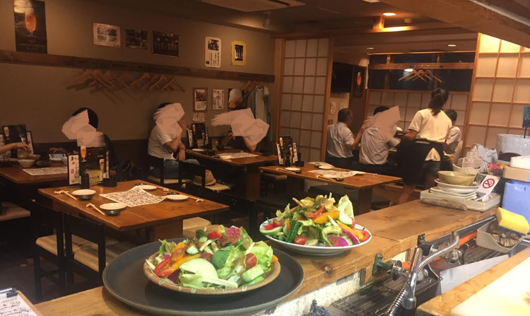 厨房から全体を見渡せます!
