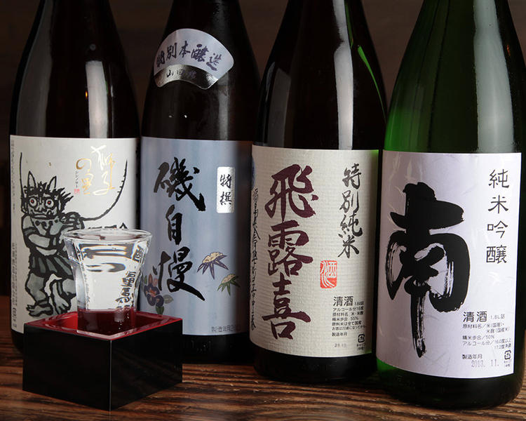 もちろんお酒もこだわりの逸品をご用意