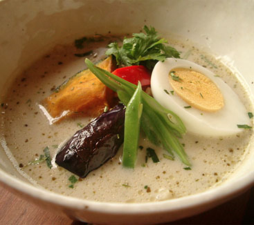 話題のグリーンカレー