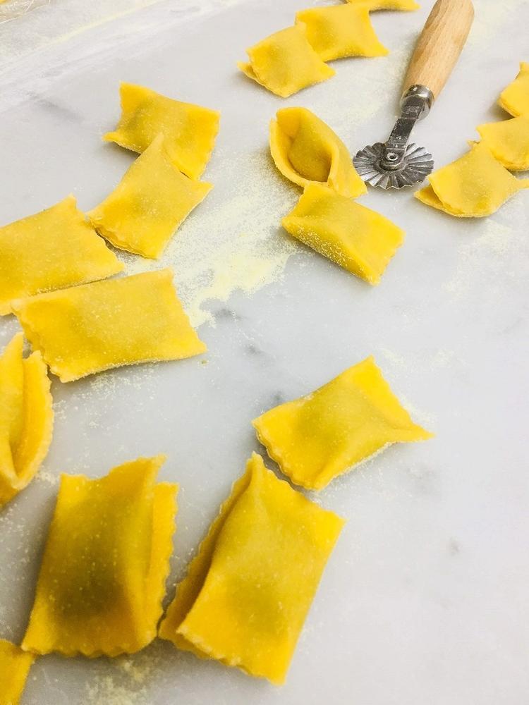 パスタは手打ち~