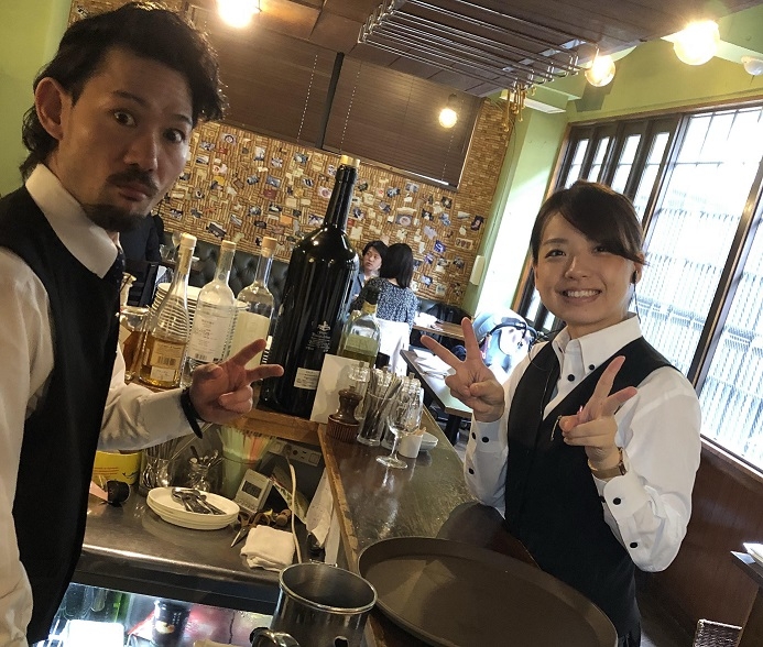 1Fのオステリア スタッフ