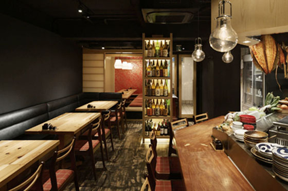 スタイリッシュであたたかい雰囲気のお店♪