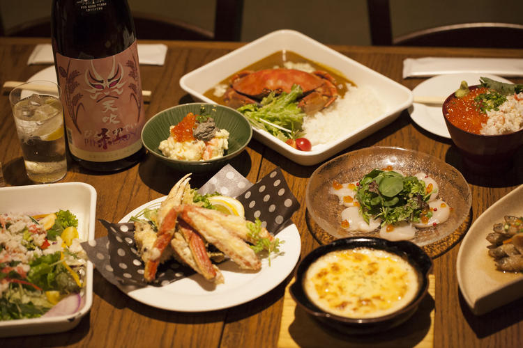 こだわりのかに・えびを様々料理にアレンジ