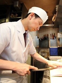 職人の技術が生きる素材をいかした料理!