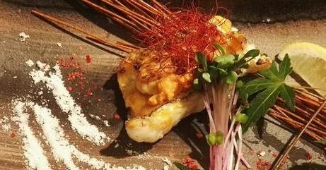 白甘鯛のからすみ焼き