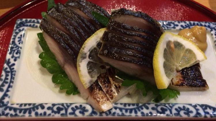 しめ鯖のあぶり