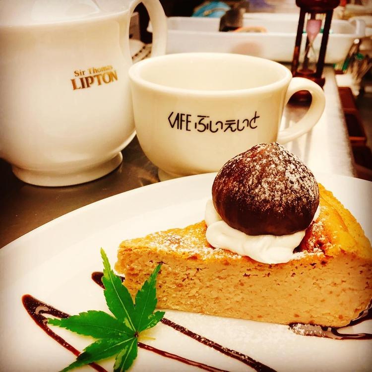 当店マグカップと季節限定スイーツ♪
