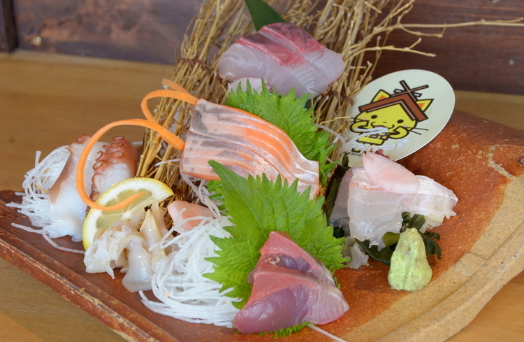 産直のお造り盛り合わせ!