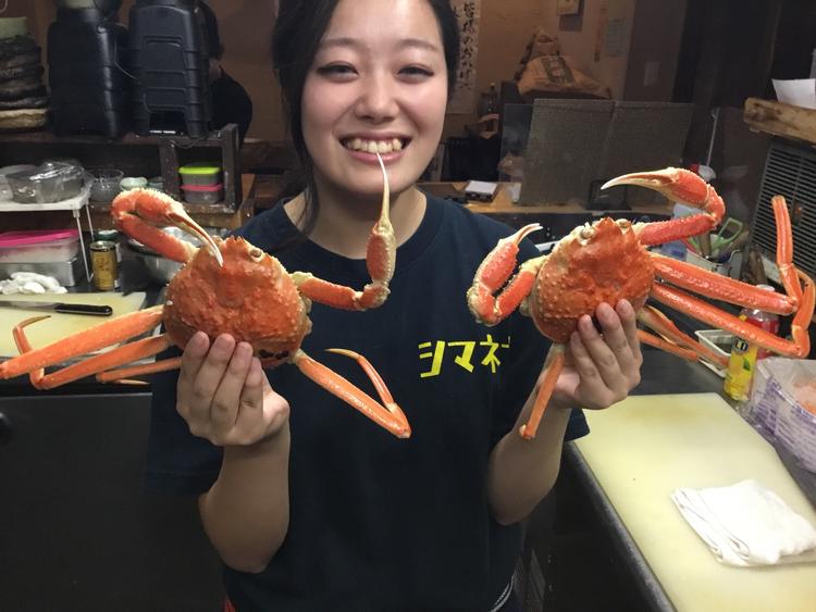 人気の紅ズワイガニ