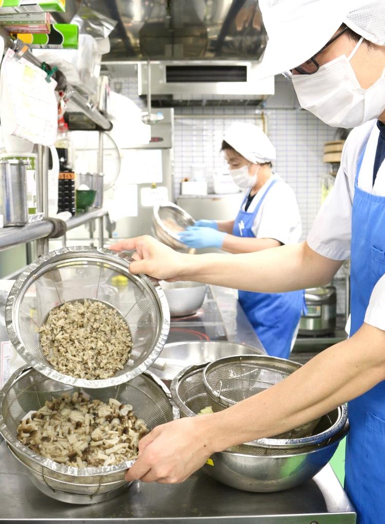 大量調理が初めてでも安心です
