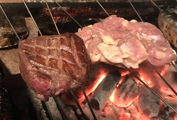 炭火焼きも自慢です!