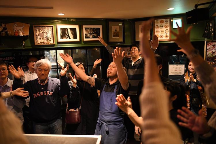 昨年の7周年イベント時の一本締め