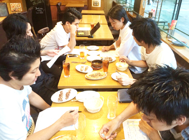 チーム一丸となって良いお店を作りましょう