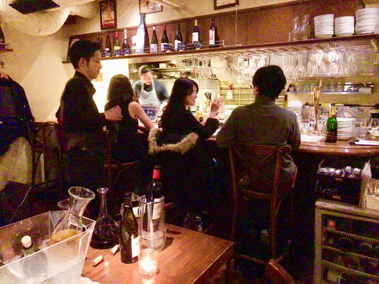 常連様との会話が楽しい。