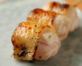 コース一本化された自慢の焼き鳥