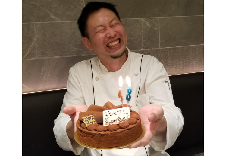 シェフの誕生日会!喜んでもらえました♪