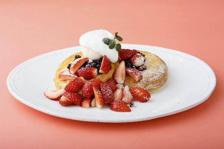 季節食材のマンスリーパンケーキ