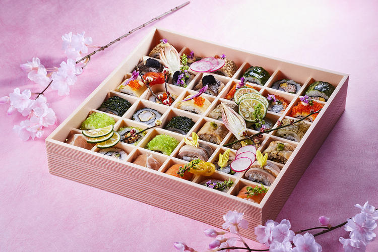 春にはTVで取り上げられる人気の花見弁当
