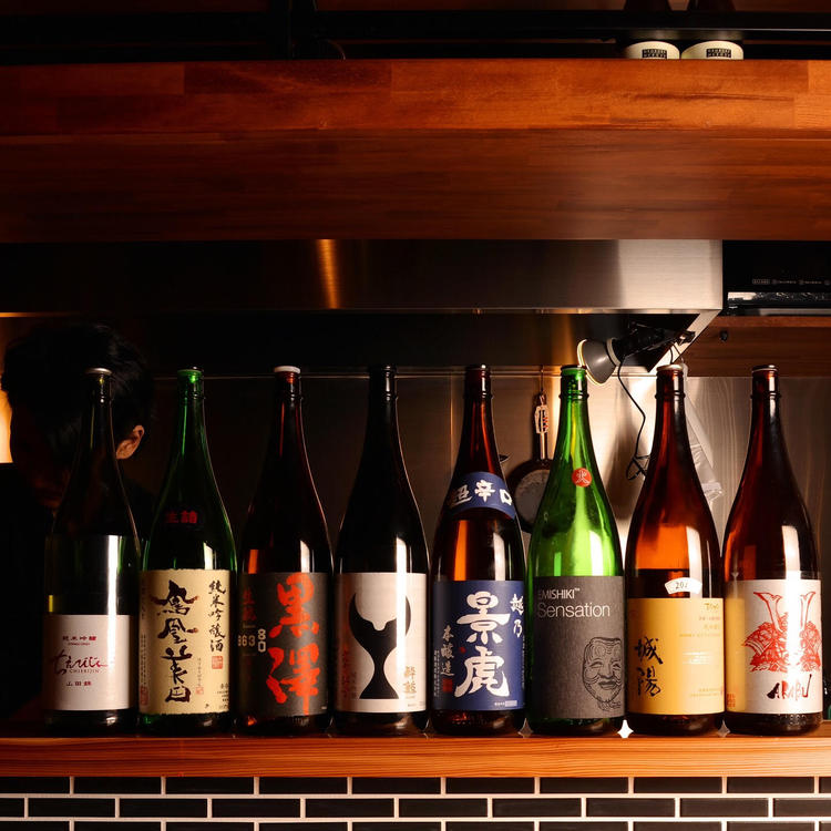 お好きな日本酒をラインナップして下さい。