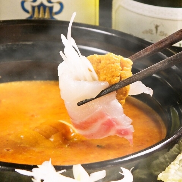 雲丹を贅沢に…