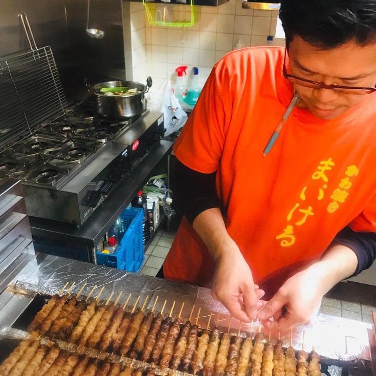 かわ焼き☆仕上げの3度焼きです