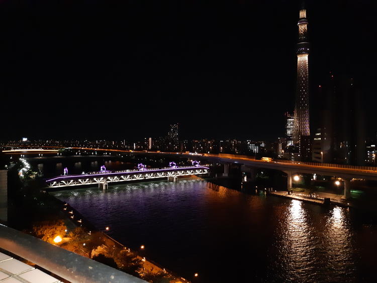 当店ビアホールからの景色