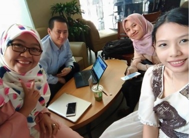 在インドネシアスタッフとの連携も密!