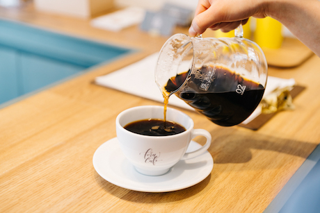 一杯一杯淹れるオリジナル豆のコーヒー