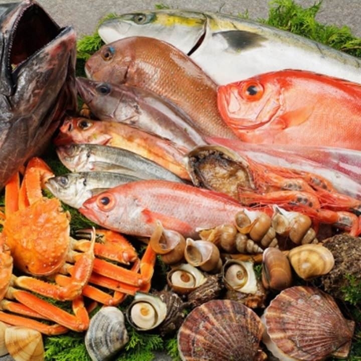 牡蠣の他にも旬の魚介を独自ルートより仕入