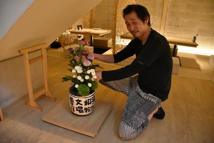 お花を生けたりも