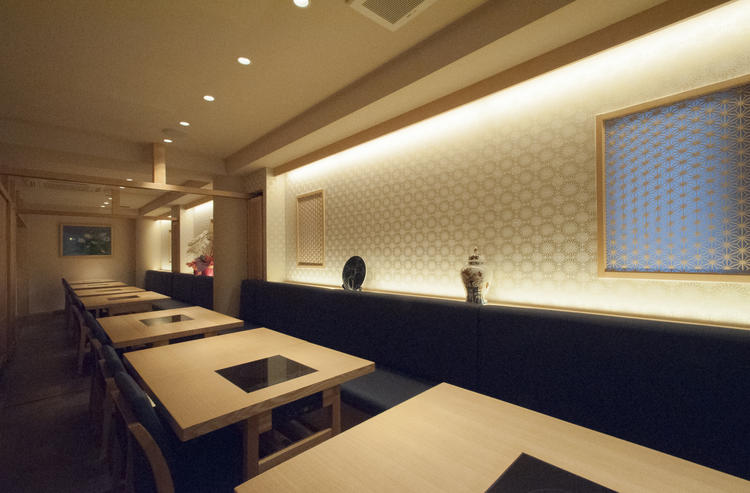 高級感あふれる店内