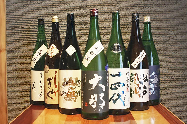 季節ごとに変わる日本酒も人気です!