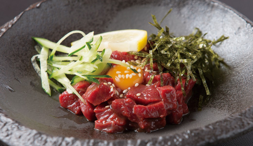 生肉を出せるのは新鮮な証!