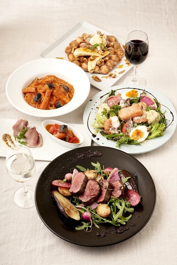 野菜たっぷりのコースは女子会で好評です☆