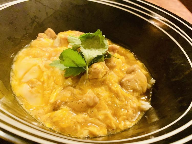 奥久慈卵を贅沢に3個使用☆親子丼