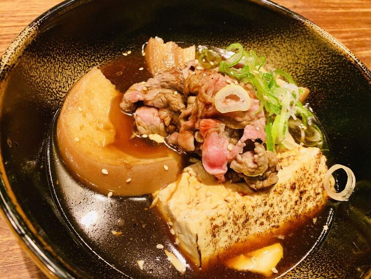 短角牛の肉豆腐なんかもあります