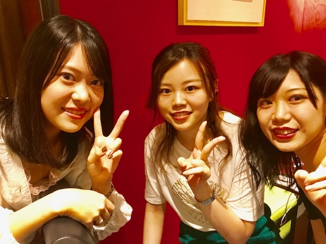 仕事終わりに仲間と女子会(^^♪