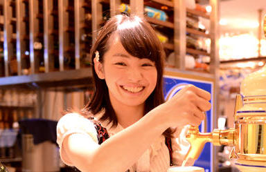 笑顔で接客♪