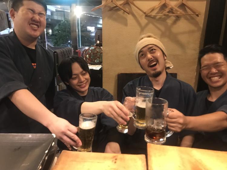 仕事後にはお疲れ様1杯でねぎらいあう★